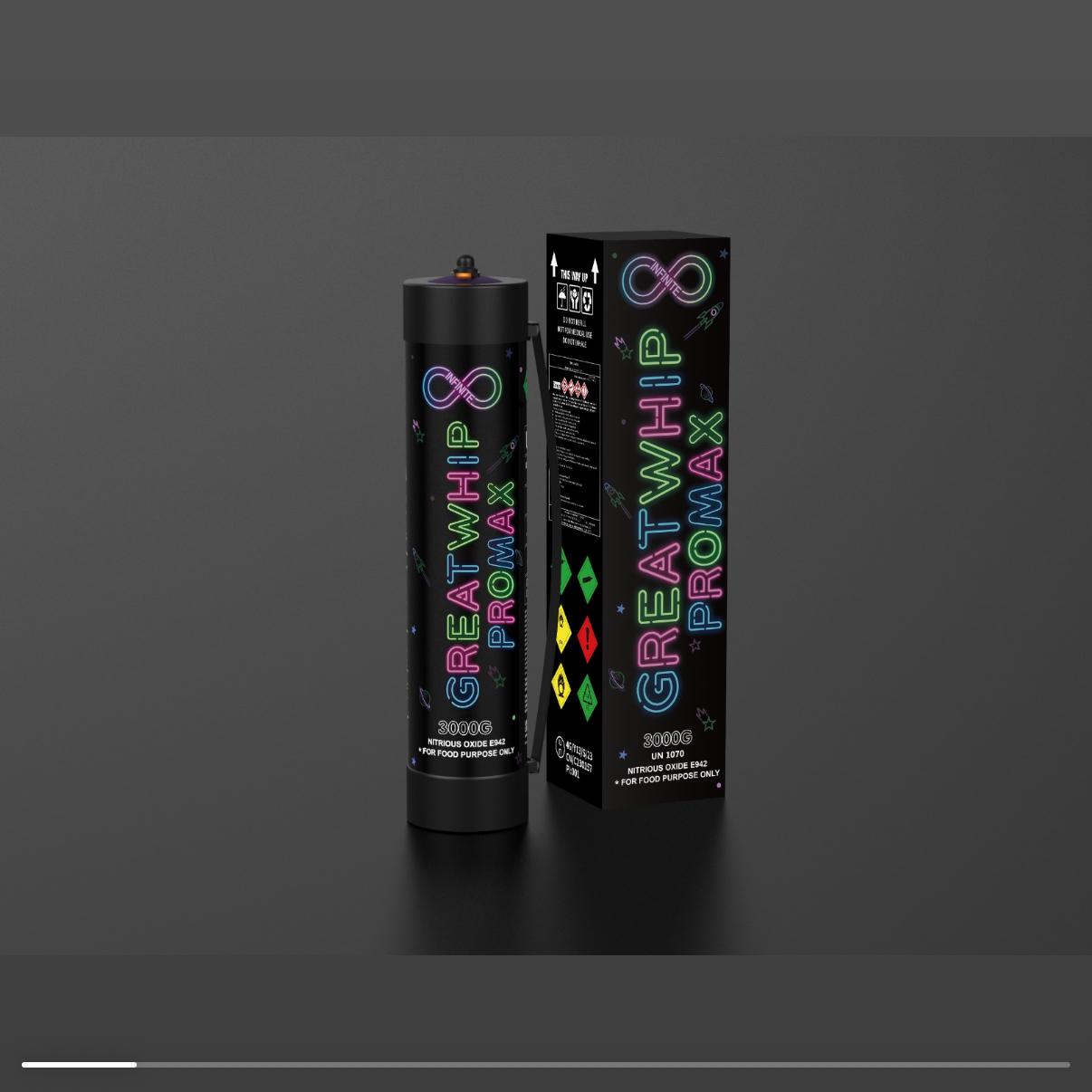 Great Whip 3000G 4.4L N2O - 1 to 9 Units